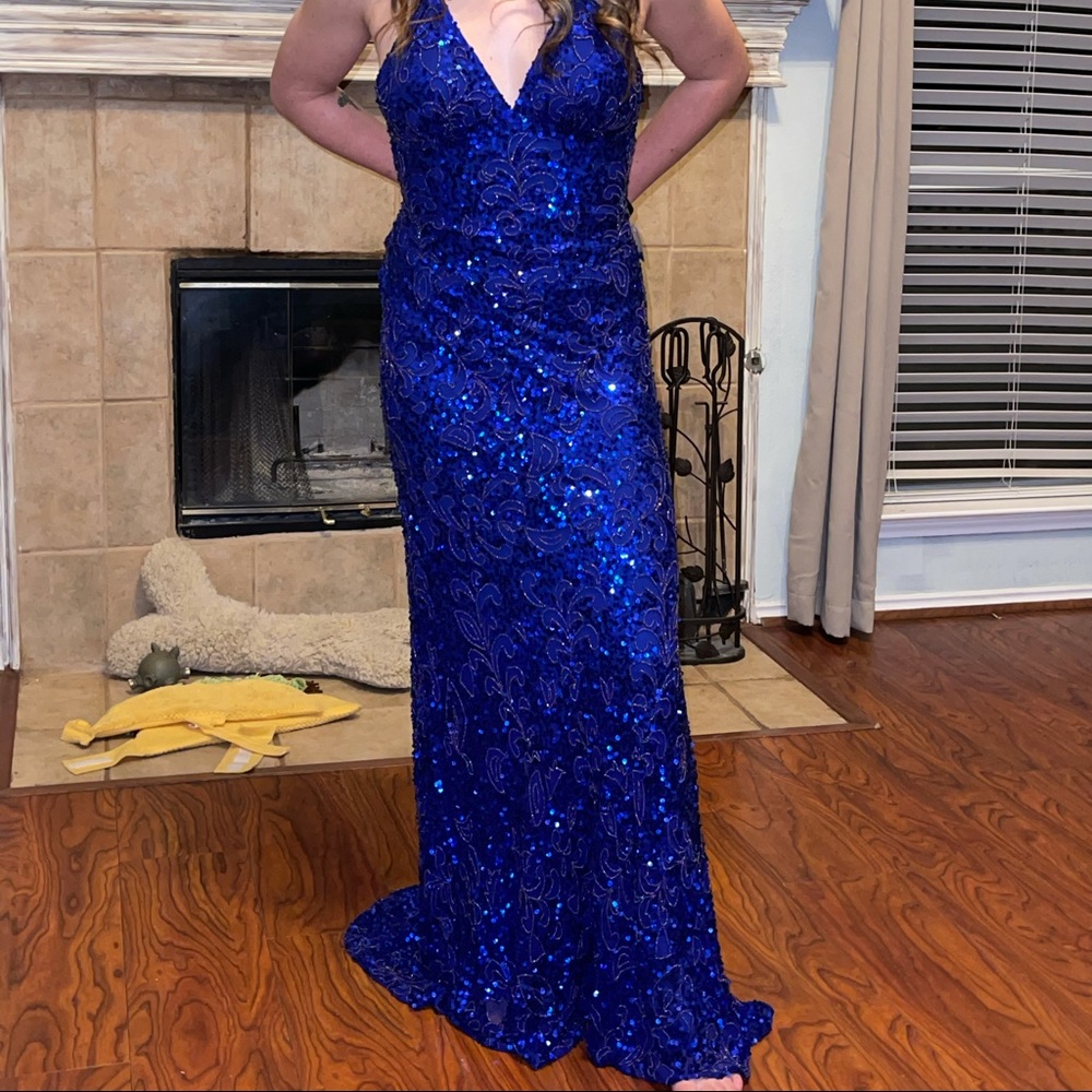 Fully beaded long dress!  Gently worn. Absolutely stunning!!